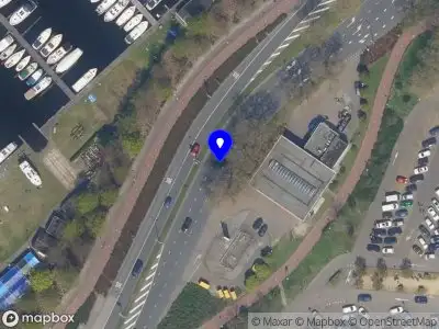 Snelheidscontrole op Abraham van Stolkweg te Rotterdam