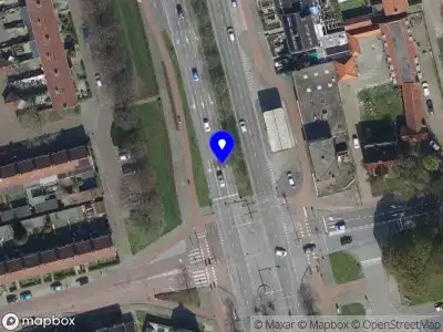 Snelheidscontrole op Doornboslaan te Breda