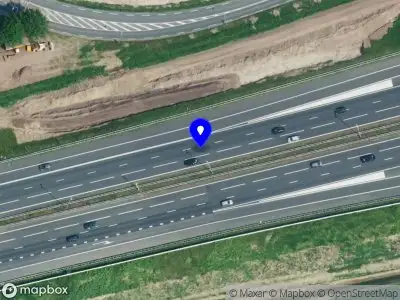 Snelheidscontrole op A1 te Wilp