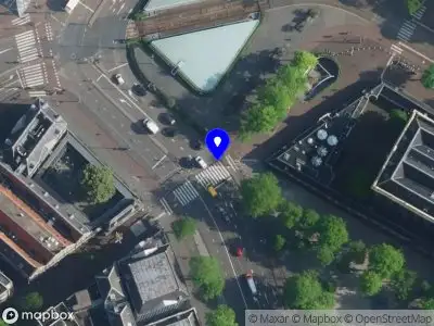 Snelheidscontrole op Mr. Visserplein te Amsterdam