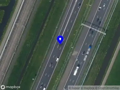 Snelheidscontrole op A4 te Nieuwe Wetering