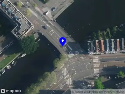 Snelheidscontrole op Zeeburgerstraat te Amsterdam