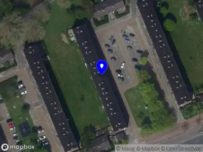 112 melding Traumahelikopter naar de Van Riebeeckhof in Leiden