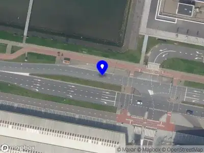 Snelheidscontrole op Waalhaven Z.z. te Rotterdam