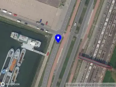 Snelheidscontrole op Waalhaven O.z. te Rotterdam