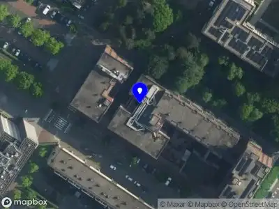 Brandweer met grote spoed naar de Dollardplein in Amsterdam