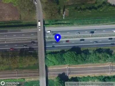 Snelheidscontrole op A1 te Terschuur