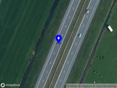 Snelheidscontrole op A7 te Luxwoude