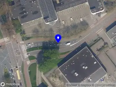 Snelheidscontrole op De Brauwweg te Schiedam