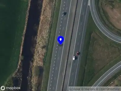 Snelheidscontrole op A6 te Sint Nicolaasga