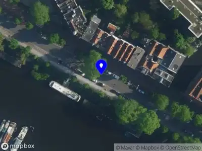 Snelheidscontrole op Kattenburgergracht te Amsterdam