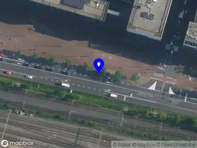 Snelheidscontrole op Piet Heinkade te Amsterdam