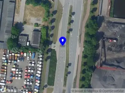 Snelheidscontrole op Binnenhavenweg te Lelystad