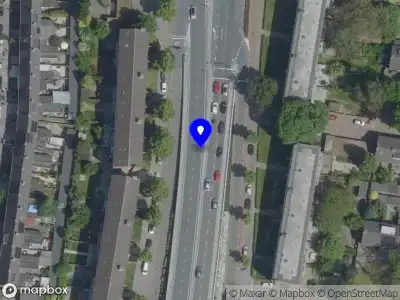 Snelheidscontrole op Jeroen Boschlaan te Eindhoven