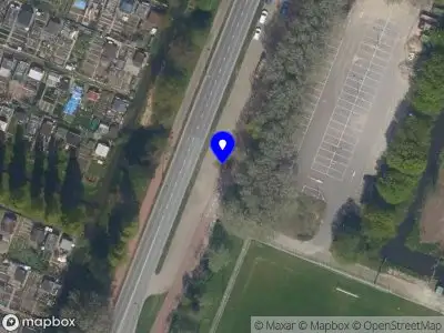 Snelheidscontrole op Marathonweg te Vlaardingen