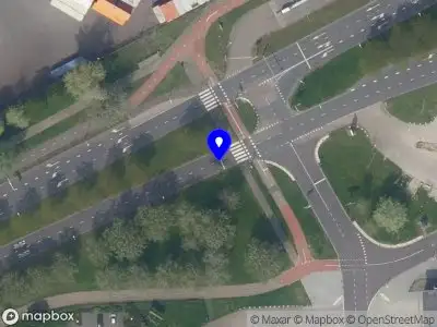 Snelheidscontrole op Waalhaven Z.z. te Rotterdam