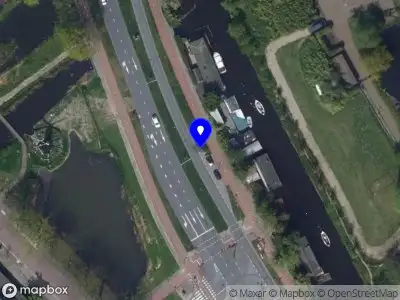 Snelheidscontrole op Oegstgeesterweg te Leiden