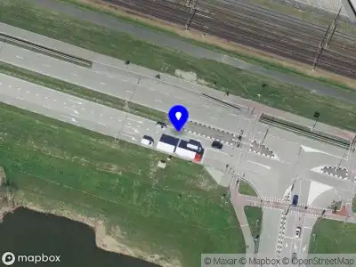 Snelheidscontrole op Vondelingenweg te Pernis