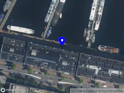 Snelheidscontrole op Van Diemenkade te Amsterdam