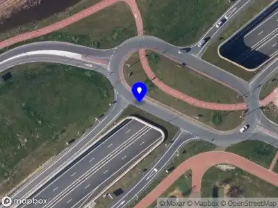 Snelheidscontrole op Almenumerweg te Harlingen