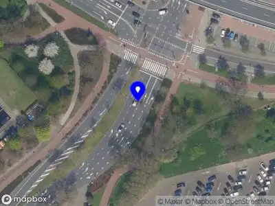 Snelheidscontrole op Abraham van Stolkweg te Rotterdam