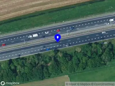 Snelheidscontrole op A1 te Terschuur