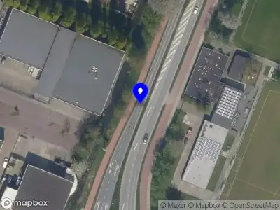 Snelheidscontrole op Marathonweg te Vlaardingen