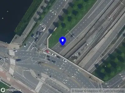 Snelheidscontrole op Nieuwe Leeuwarderweg te Amsterdam