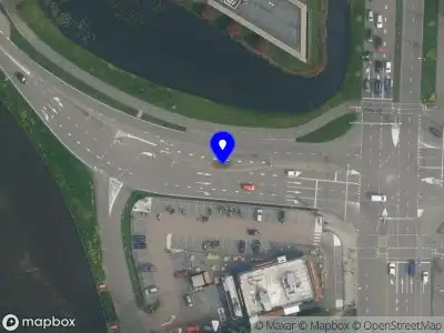 Snelheidscontrole op Nieuwe Gouwe O.Z. te Gouda