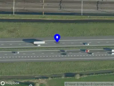 Snelheidscontrole op A15 te Meteren