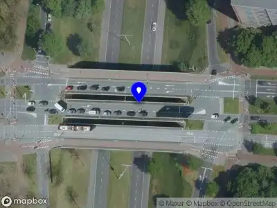 Snelheidscontrole op John F Kennedylaan te Eindhoven