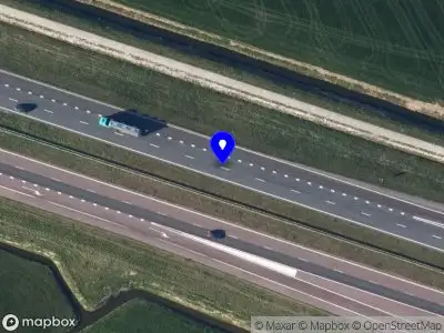 Snelheidscontrole op A7 te Witmarsum