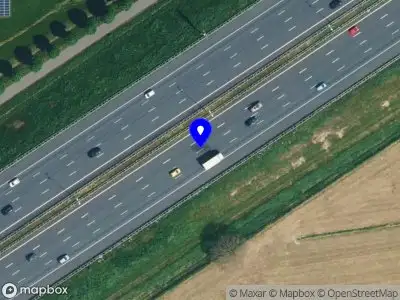 Snelheidscontrole op A1 te Wilp