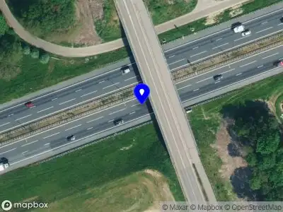 Snelheidscontrole op A1 te Wilp