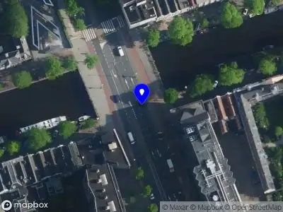 Snelheidscontrole op Weesperstraat te Amsterdam