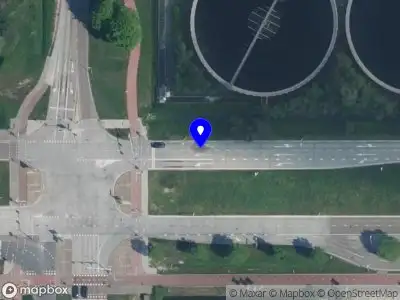 Snelheidscontrole op Westpoortweg te Amsterdam