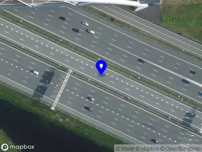Snelheidscontrole op A1 te Muiden