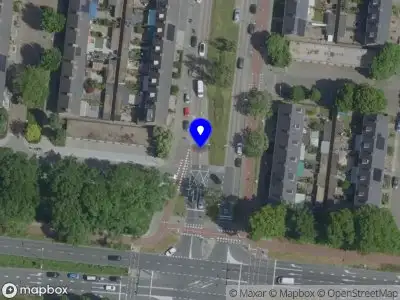 Snelheidscontrole op Mercuriuslaan te Eindhoven