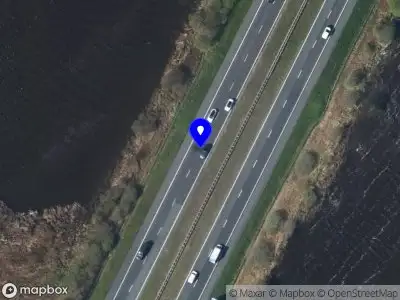 Snelheidscontrole op A6 te Follega