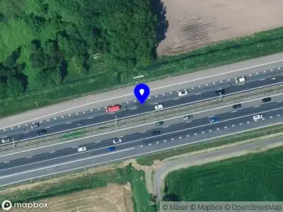 Snelheidscontrole op A1 te Terschuur