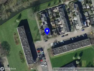 Politie naar de Thomas de Keyserpad in Spijkenisse vanwege stormschade