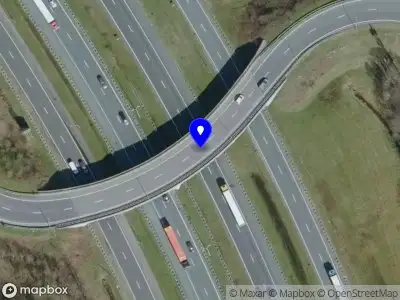 Snelheidscontrole op A2 te Eindhoven