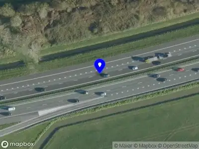 Snelheidscontrole op A15 te Meteren
