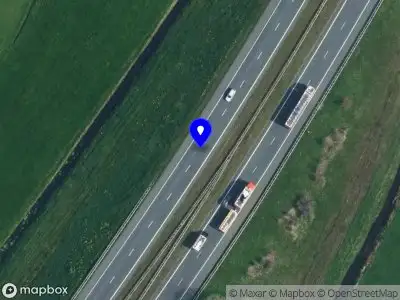 Snelheidscontrole op A7 te Luxwoude