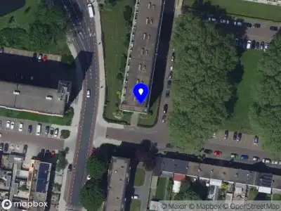 Ambulance met grote spoed naar de Van Bosseplantsoen in Dordrecht