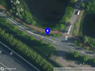 Snelheidscontrole op Diemerpolderweg te Diemen