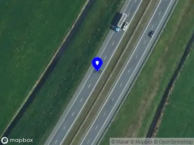 Snelheidscontrole op A7 te Luxwoude