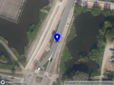 Snelheidscontrole op Marathonweg te Vlaardingen