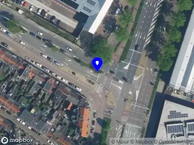 Snelheidscontrole op Papentorenvest te Haarlem