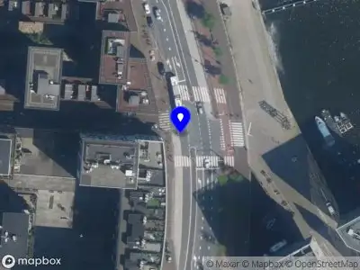 Snelheidscontrole op Westerdoksdijk te Amsterdam